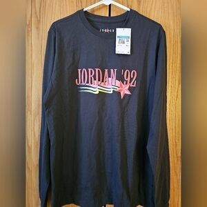 Jordan Men's Long-Sleeve T-Shirt-Medium